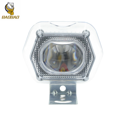 Lucency Casing Multiple Color Flash Motocicletta LED Spotlight Parti