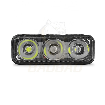 Lampada a rotazione a 3 LED 9W Flash costante luce impermeabile per moto