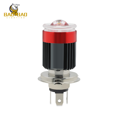 H4 BA20D Casing nero 80V Lampada LED universale per motocicli