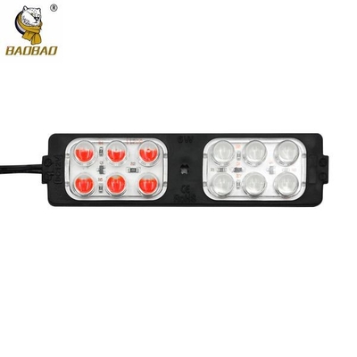 12V di plastica blu rosso lampeggiante di lusso 12 perline lampada modulo