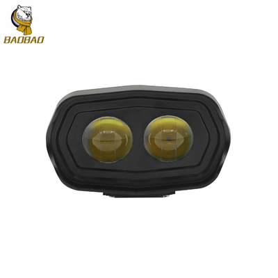 Plastica 12V Bianco Giallo Flash 2 perline Fog Light CG125 Decorazioni