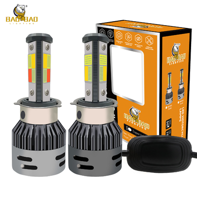 Blu Bianco Giallo Flash Metale Lenti Faretti Motociclo Lampada LED