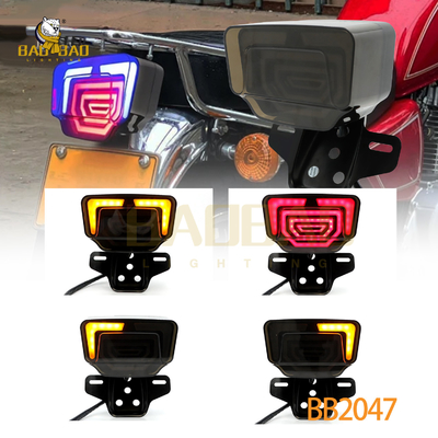 Plastico lampadine a LED rosso lampeggiante moto disponibili Tailight ricambi