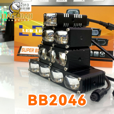 25W Bianco Giallo Doppio Colore Pasto Motociclo Luce LED Spotlight Universale