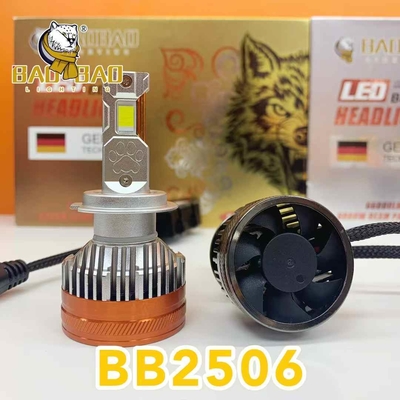 BAOBAO BB2506 4 Coppers 6000K 200W 180W 160W Lampadina LED per Fari Auto